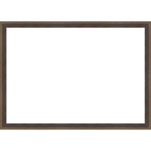 Amanti Art Hardwood Wedge Mocha Framed Dry Erase Magnetic Board - 1 of 4