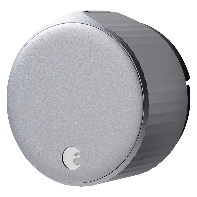 August AUG-SL05-M01-S01 Wi-Fi (4th Gen) Smart Lock - Fits Your Existing Deadbolt in Minutes, Silver, 1 of 9