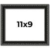 PosterPalooza | Photo Size Antique Black Picture Frame - UV Acrylic, Foam Board Backing, Hanging Hardware - 2 of 4