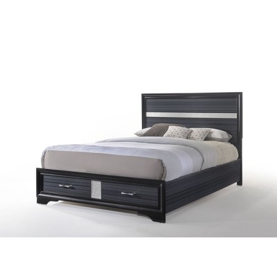 Queen Size Storage Bed with Two Drawers for Bedroom