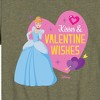 Girls' - Disney Princess - Kisses and Valentine Wishes Short Sleeve Graphic T-Shirt - 2 of 4