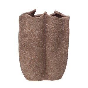 Storied Home Stoneware Vase, Distressed Matte Lilac Reactive Glaze - 1 of 3