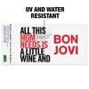 Bon Jovi Mom Needs Wine And Jovi Automotive Bumper Sticker - 2 of 4