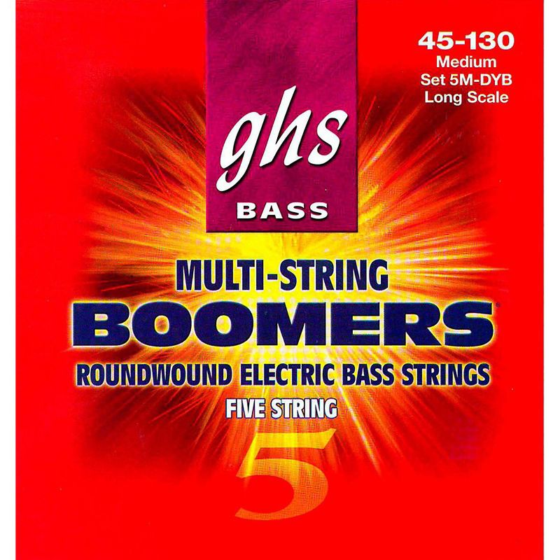 GHS 5-5M-DYB 5-string Bass Strings With Low-B, 2 of 3