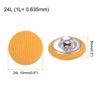 Unique Bargains Suit Dress Blouse Aluminum Fabric Cloth Covered Sewing Buttons 30 Pcs - 2 of 4