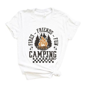 Simply Sage Market Women's Fires Friends Fun Short Sleeve Graphic Tee - 1 of 4