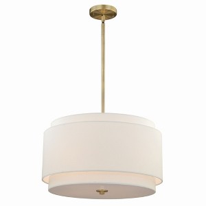 Vaxcel Burnaby 4 - Light Pendant in  Matte Brass - 1 of 4