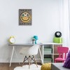 Stupell Industries 20"x16" Kids' My Game Face Phrase Yellow Smiley Retro Controller Wall Art Unframed - 2 of 4