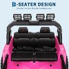 Ride On Toys, Adjustable Car Body, 2 Seater 24V Toddler Car, Ride On Car with Remote Control, Ride On Truck w/ 4-Wheeler Suspension - 4 of 4