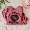 Simply Sage Market Original Tiny House Dwellers Lightweight Garment Dyed Sweatshirt - S - Crimson - 3 of 4