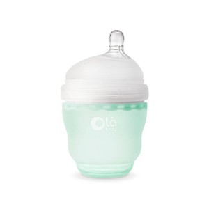 Olababy Silicone Gentle Baby Bottle - 4oz - 1 of 4