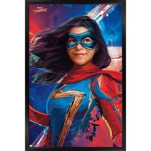 Trends International Marvel Ms. Marvel - Graffiti Framed Wall Poster Prints - 1 of 4