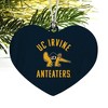 UC Irvine Anteaters Logo Heart Love Wood Christmas Tree Holiday Ornament - 2 of 3