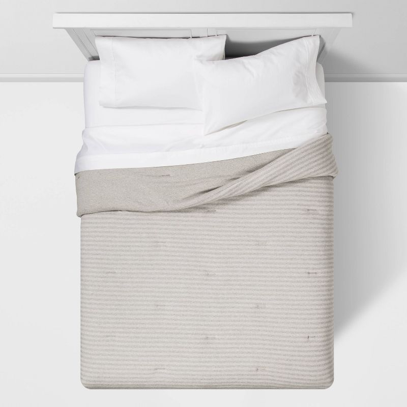 Stripe Jersey Comforter - Room Essentials™, 3 of 7
