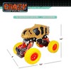Crazy Truck Dinosaur Monster Truck 4.5" Skull Toy Car w/ Stunts for Kids 3+ - 2 of 4