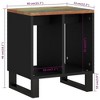 vidaXL Side Table, 15.7"x12.2"x18.1" Solid Wood Reclaimed&Engineered Wood - 3 of 4