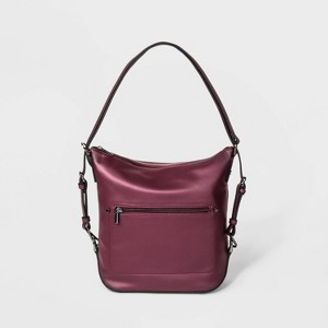 Convertible Hobo Handbag - A New Day Burgundy, Women