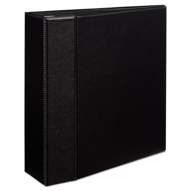 Avery Heavy-Duty Binder with One Touch EZD Rings 11 x 8 1/2 4" Capacity Black 79984, 3 of 8