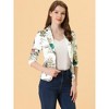 INSPIRE CHIC Women's Notched Lapel Open Front Business Casual Blazer - 2 of 4
