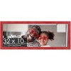 PosterPalooza | Panoramic Shabby Chic Red Picture Frame - UV Acrylic, Foam Board Backing, Hanging Hardware - 2 of 4