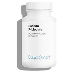 SuperSmart Sodium R-Lipoate 600mg per Day (High Potency) - Enhanced R-Alpha Lipoic Acid - Antioxidant Supplement | Non-GMO & Gluten Free - 60 Tablets - 1 of 1