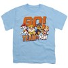 Boys' Paw Patrol Go! Team Paw T-Shirt Light Blue Small - 2 of 4
