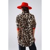 Women's Animal Print Button Shirt - Q2 - 3 of 4