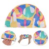 Unique Bargains Nylon Irregular Geometric Swim Cap 1 Pc - 3 of 4