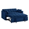 NicBex 52.5" Sofa Bed,Modern Convertible Loveseat Sofa with Adjustable Backrest & Storage Pockets,2-Seater Tufted Couch for Living Room - 4 of 4