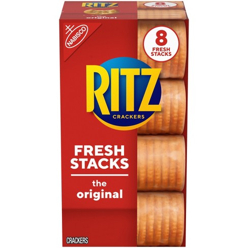 RITZ Peanut Butter Sandwich Crackers, Family Size, Pack of 16