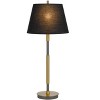 Cal Lighting 150W 3 way Ciudad metal two tone table lamp - 2 of 4