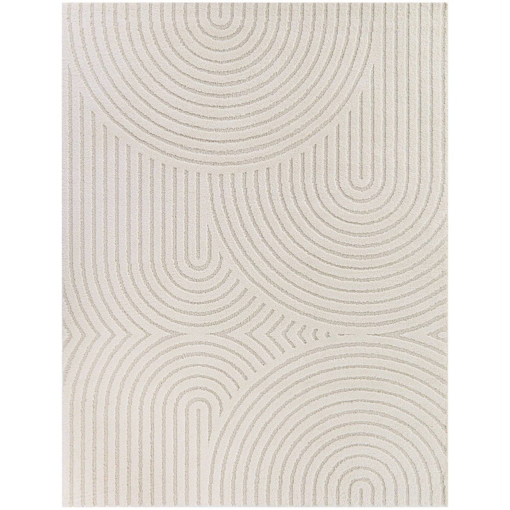 Photos - Area Rug 8'9"x12' Caserio Mid-Century Modern Abstract Rug Cream - Balta Rugs