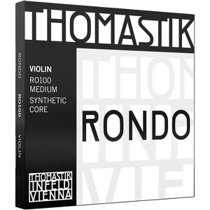Thomastik-Infeld Rondo Violin Strings RO100 Set – Synthetic Core with Tin E, Aluminum A, Silver D&G – Professional Tone and Wide Dynamic Range - 1 of 2