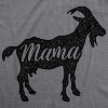 Womens Mama Goat T Shirt Funny Farm Animal Mothers Day Mom Tee - Crazy Dog Women's T Shirt - 2 of 4