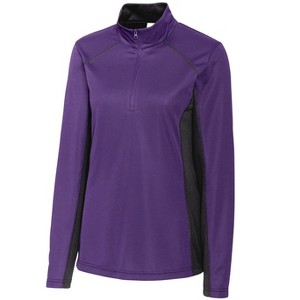 Clique Ladies' Ice Colorblock Half Zip Jacket - 1 of 2