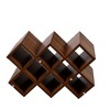 Gulches Rustic 3-Tier Wall-Mounted Wine Rack with Glass Holder - 4 of 4