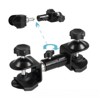 Aluminum Alloy Camera Umbrella Holder Mount with C-Clamp - Adjustable Rain Cover Tripod Stand for Photography, Video, Flash & Lighting Equipment - 3 of 4