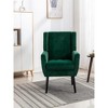 29.5"Modern Soft Velvet Material Ergonomics Accent Chair - 3 of 4