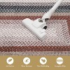Vintage Braided Doormat, Washable Low-Pile Non-Slip Non-Shedding Small Rug for Entrance, Bedroom, Living Room, Kitchen, Farmhouse Decor - 4 of 4