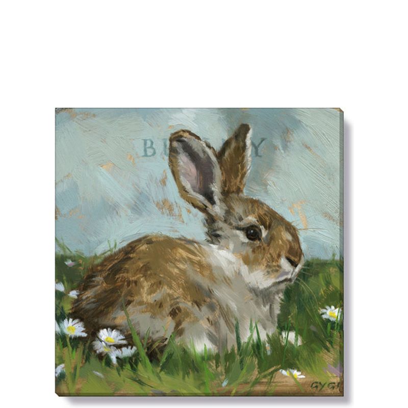 Sullivans Darren Gygi Brown Bunny Canvas, Museum Quality Giclee Print, Gallery Wrapped, Handcrafted in USA, 1 of 11