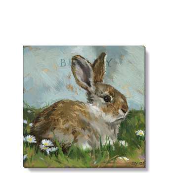 Sullivans Darren Gygi Brown Bunny Canvas, Museum Quality Giclee Print, Gallery Wrapped, Handcrafted in USA