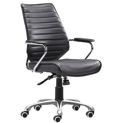 Zuo Enterprise Low Back Office Chair Black