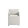 Set of 2 Anna Modern Square Faux Leather Dining Armchairs - Manhattan Comfort - 3 of 4