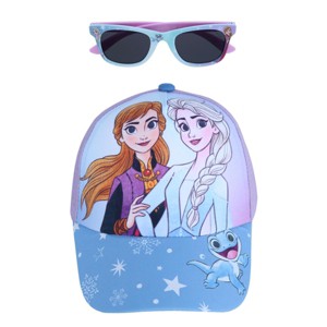 Textiel Trade Girl's Disney Frozen 2 Baseball Cap and Sunglasses Set - 1 of 4