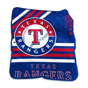 MLB Texas Rangers Raschel Throw Blanket - 1 of 1