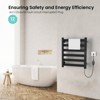 Yeego 6 Bars Wall Mounted Towel Bar Warmer Drying Rack with Control Panel - 3 of 4