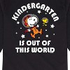 Boys' - Peanuts - Kindergarten Is Out of This World Long Sleeve Graphic T-Shirt - 2 of 4