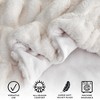 50" x 60" Reversible Faux Fur Throw Blanket - Great Bay Home - 4 of 4