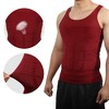 Unique Bargains Men Body Slimming Tummy Shaper Underwear Stretch Shapewear Waist Girdle Shirt Nylon - 3 of 4