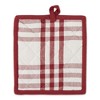 Design Imports  Home Sweet Farmhouse Oven Mitt, Potholder And Dishtowel Kitchen Set 4 Piece, Barn Red - 2 of 4